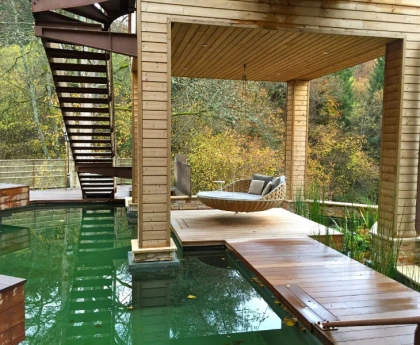 Spa Alsace : la Chenaudière piscine naturelle