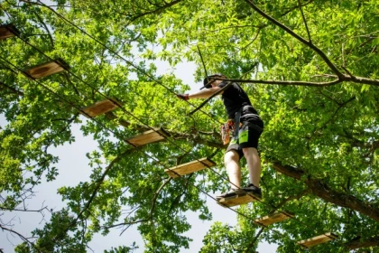 Hochseilgarten und Seilrutschen - Fun Parc Brumath - Bonjour Alsace