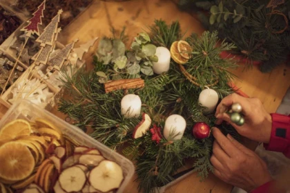 Adventskranz- oder Tischdeko-Workshop - Bonjour Alsace