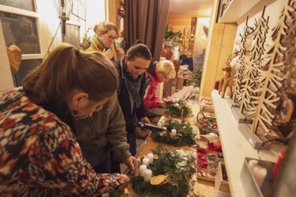 Adventskranz- oder Tischdeko-Workshop - Bonjour Alsace