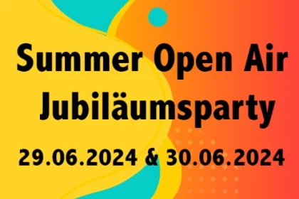 Summer Open Air Jubiläumsparty - Bonjour Alsace
