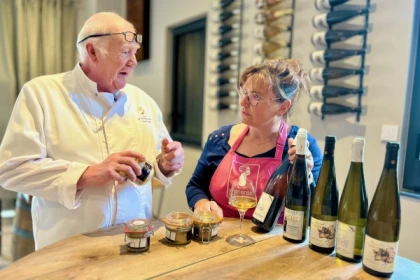 Genuss-Masterclass : Foie Gras & Bio-Weine aus dem Elsass mit den Erzeugern - Bonjour Alsace