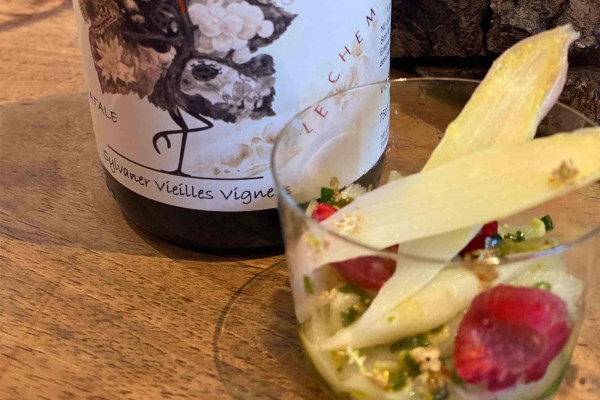Gourmet-Aperitif beim unabhängigen Winzer - Weine aus Terroirs und alten Reben - Bonjour Alsace