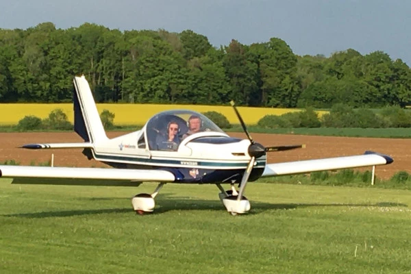 Flug in einem ULM mit Multiaxialantrieb und einem Autogyro-ULM - Bonjour Alsace