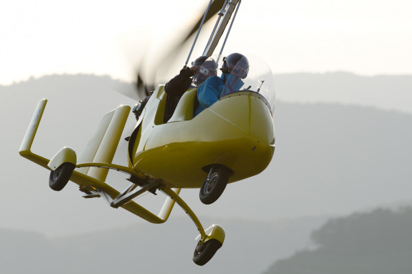 Erkundung der Route des Châteaux mit dem Autogyro-ULM - Bonjour Alsace