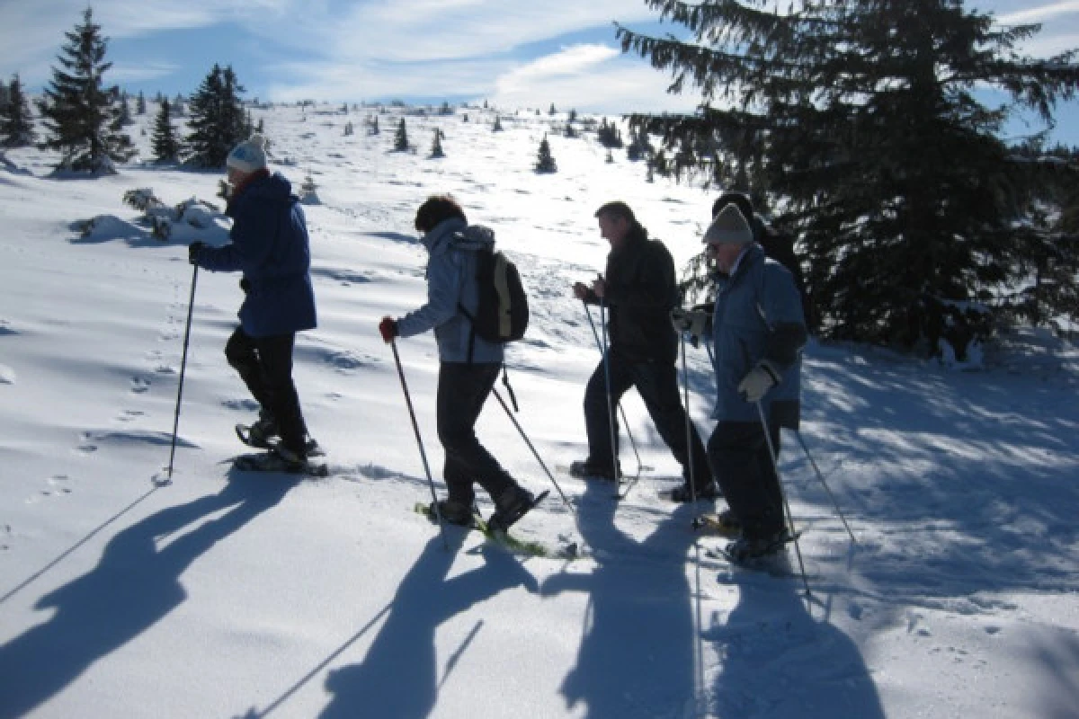 Schneeschuhwanderung zur Entdeckung des Lake Blanc - Bonjour Alsace